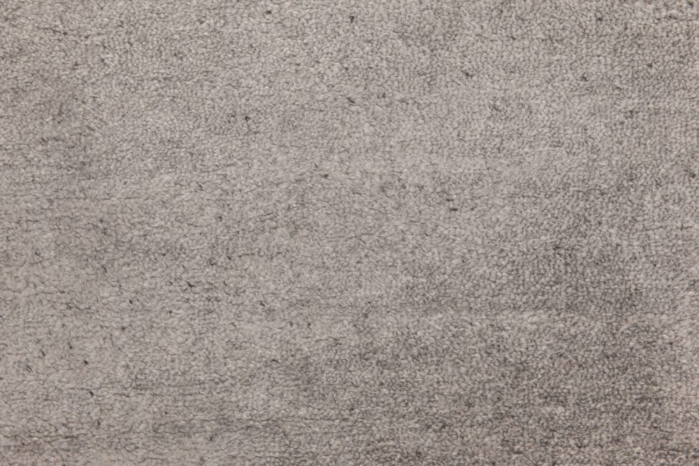 Doris Leslie Blau Collection Contemporary Silver Handmade Wool Rug N11753