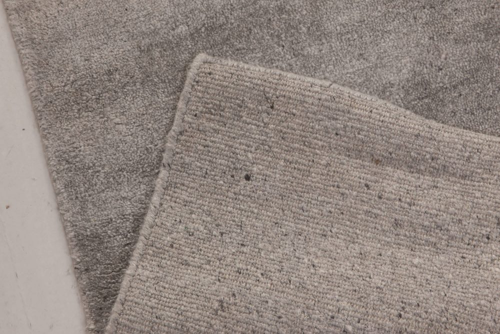 Doris Leslie Blau Collection Contemporary Silver Handmade Wool Rug N11753