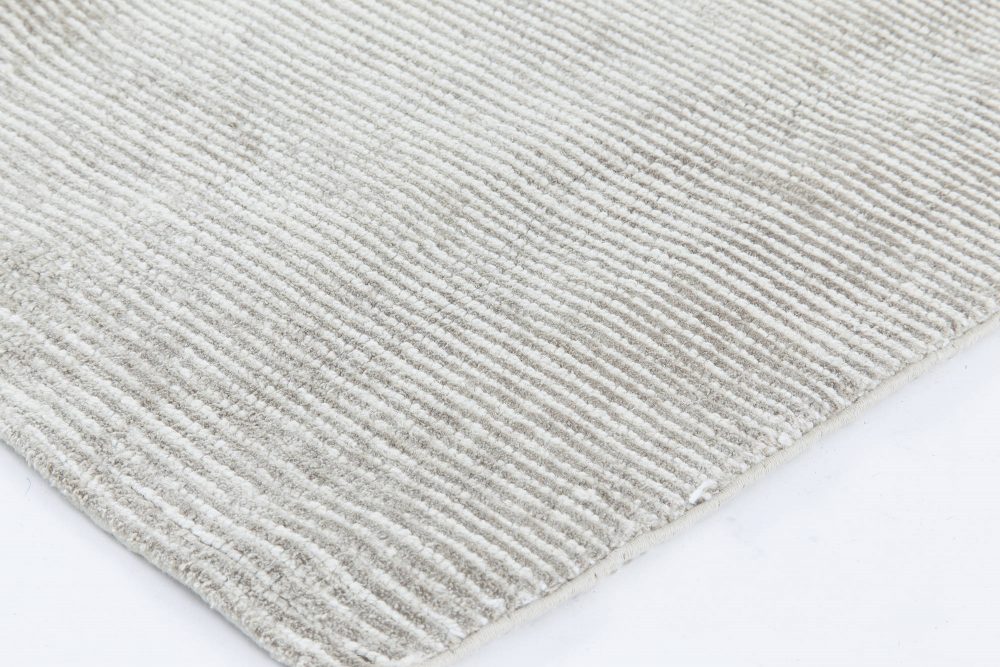 Doris Leslie Blau Collection Contemporary Striped Handmade Wool Rug N11513