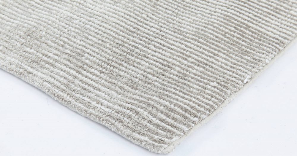 Doris Leslie Blau Collection Contemporary Striped Handmade Wool Rug N11513