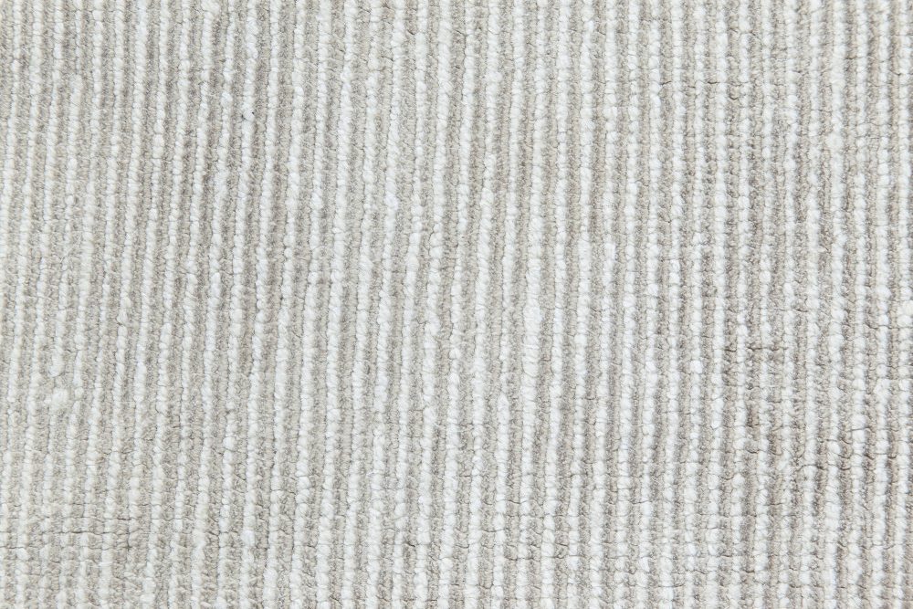 Doris Leslie Blau Collection Contemporary Striped Handmade Wool Rug N11513