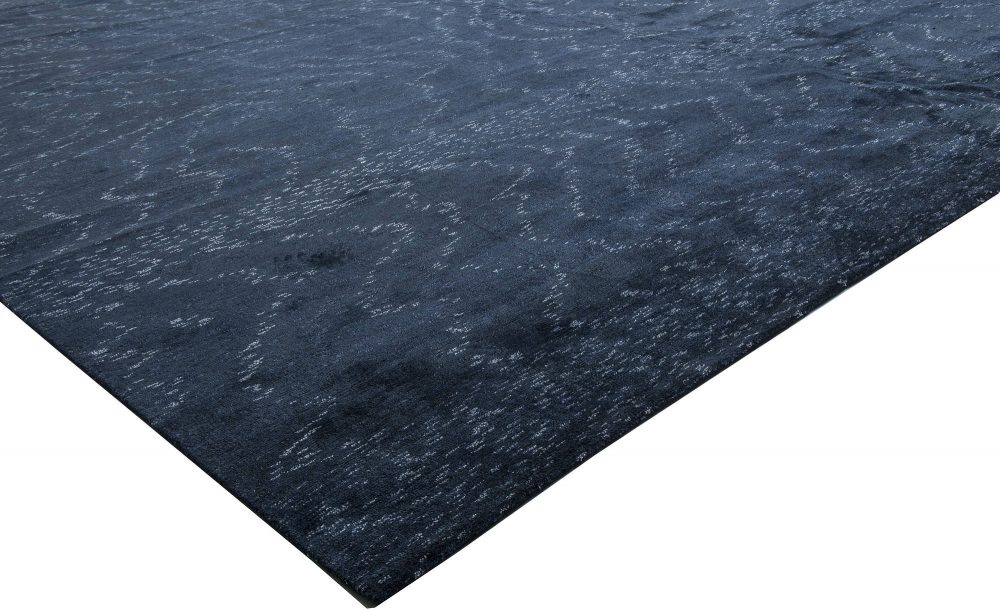 Doris Leslie Blau Collection High-quality Contemporary Solid Midnight Rug II N11498