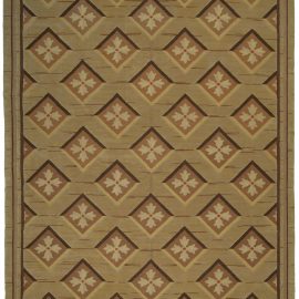Doris Leslie Blau Collection Abusson Geometric Wool Rug by Matthew P Smyth N10653