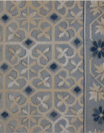 Antique Tabriz Persian Floral Allover Navy Blue Hand-Knotted Wool Carpet – Circa 1900 BB8776 Antique Tabriz Persian Floral Allover Navy Blue Hand-Knotted Wool Carpet – Circa 1900 BB8776