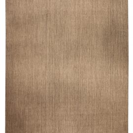 Doris Leslie Blau Collection Tulu Nadu “Corduroy” Solid Brown Rug N10353
