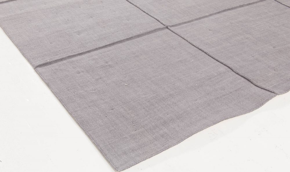 Doris Leslie Blau Collection Modern Nuno Felt Gray Rug N11679