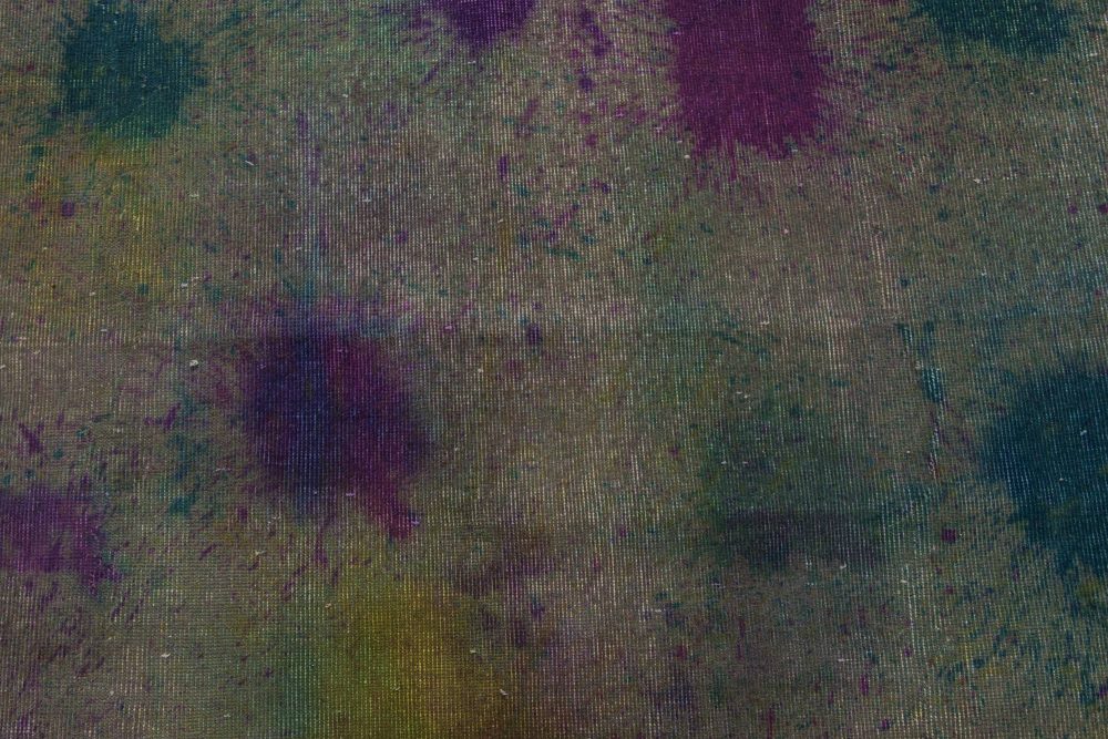 Doris Leslie Blau Collection Abstract Colorful Daliesque Handmde Wool Rug N11732