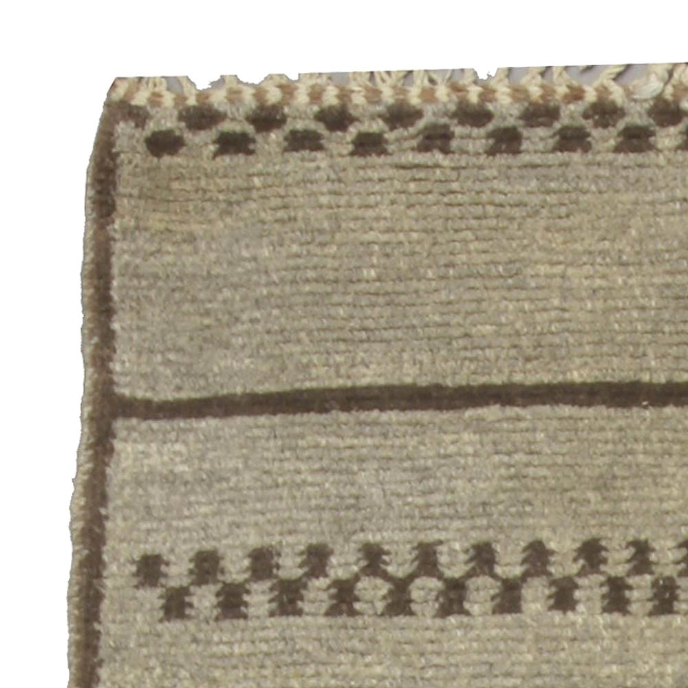 Doris Leslie Blau Collection Handmade Moroccan Wool Rug with Tribal Design N10606