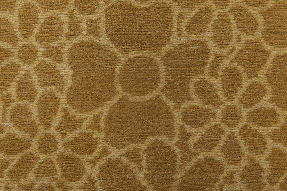 Doris Leslie Blau Collection Tibetan Yellow-Green Handmade Silk and Wool Rug N11211