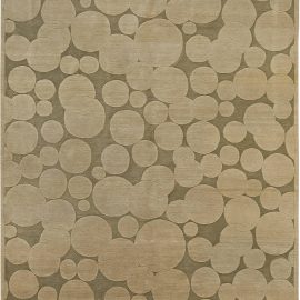 Bubble Design Light and Dark Brown Alan Wanzenberg Rug N11226
