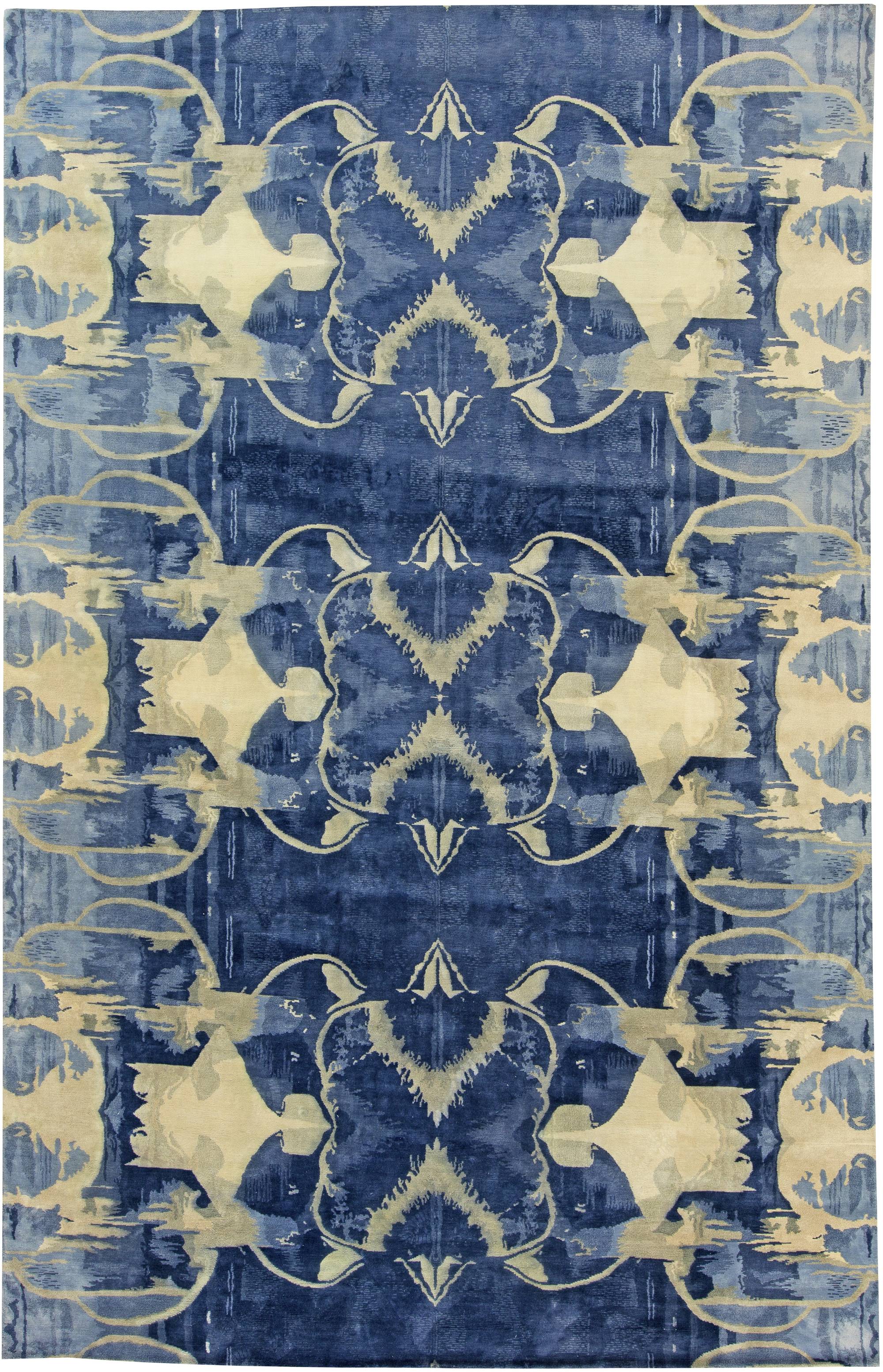 Contemporary Blucie Rug N11230