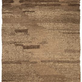 Tribal Tulu Nadu Style Rug in Shades of Brown N10309