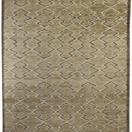 Doris Leslie Blau Collection Brown Aztec Rug N10488