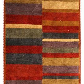 Doris Leslie Blau Collection Colorblock Silk Runner by Michael Davis N03638
