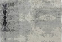 Doris Leslie Blau Collection Abstract Kusafiri <mark class='searchwp-highlight'>Eskayel</mark> Natural Silk Rug N11678