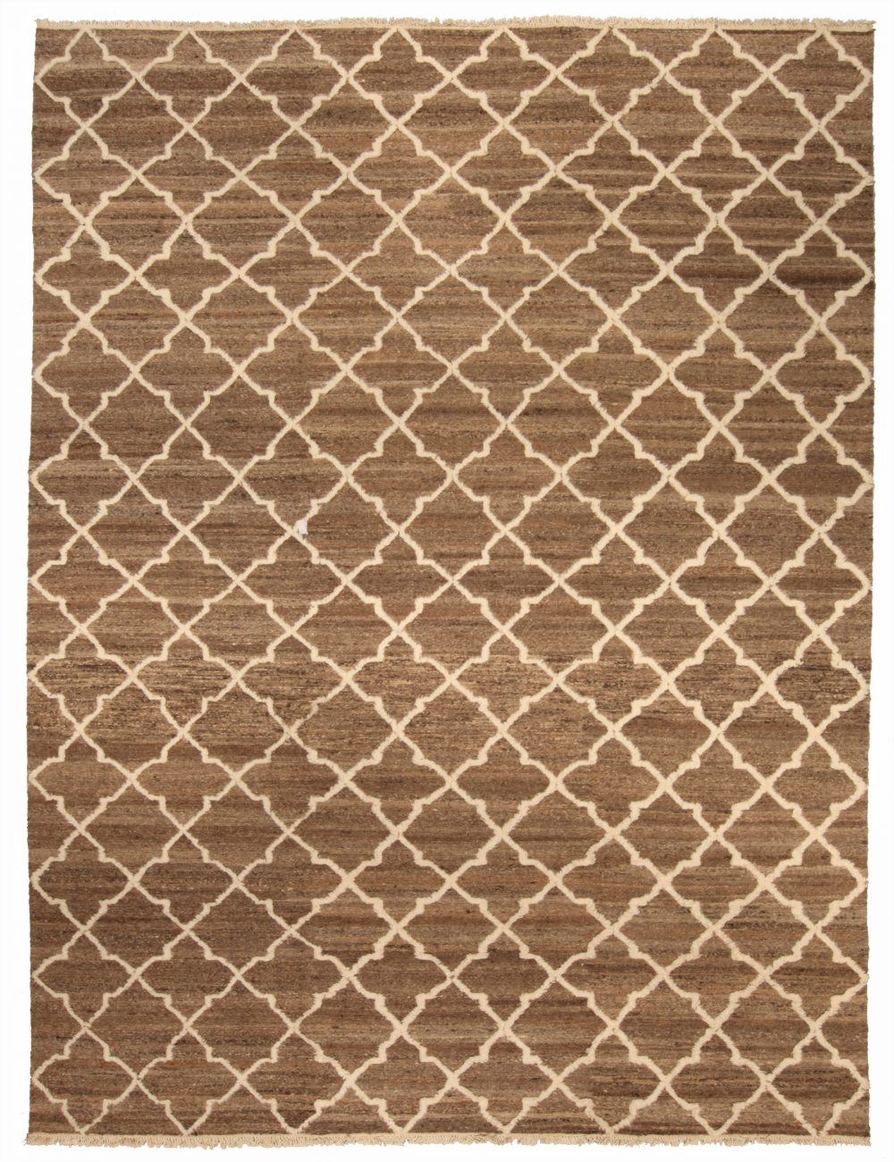 Doris Leslie Blau Collection Tulu Nadu “Alahambra Scaled” Brown Wool Rug N10335