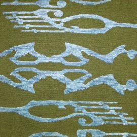 Green Ikat N10281S