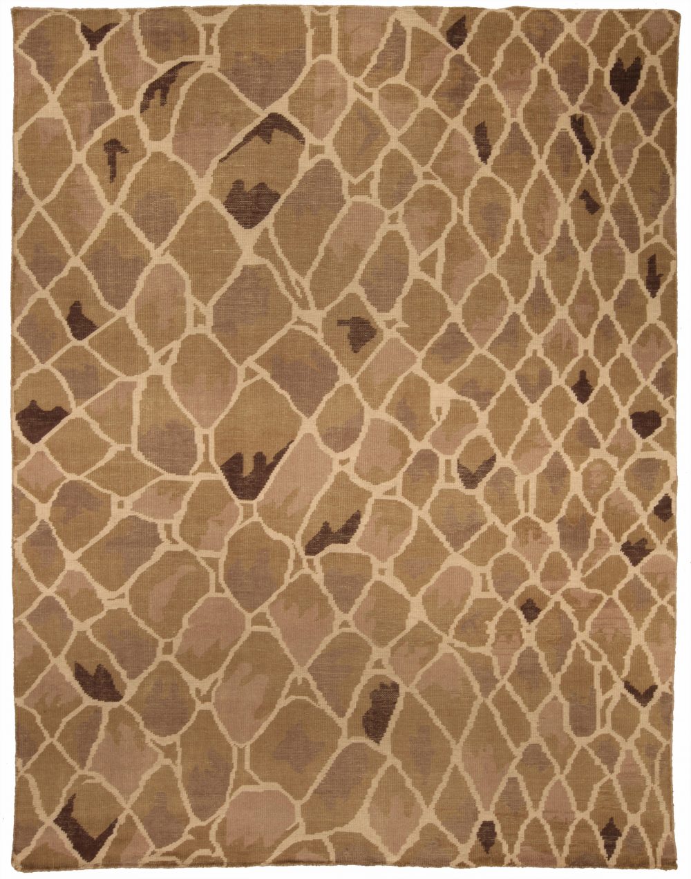 Doris Leslie Blau Collection Snake Design Handmade Wool Rug N10328