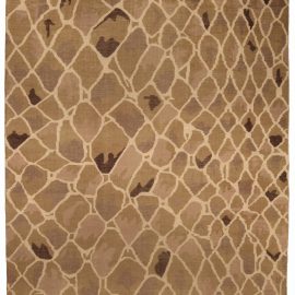 Doris Leslie Blau Collection Snake Design Handmade Wool Rug N10328