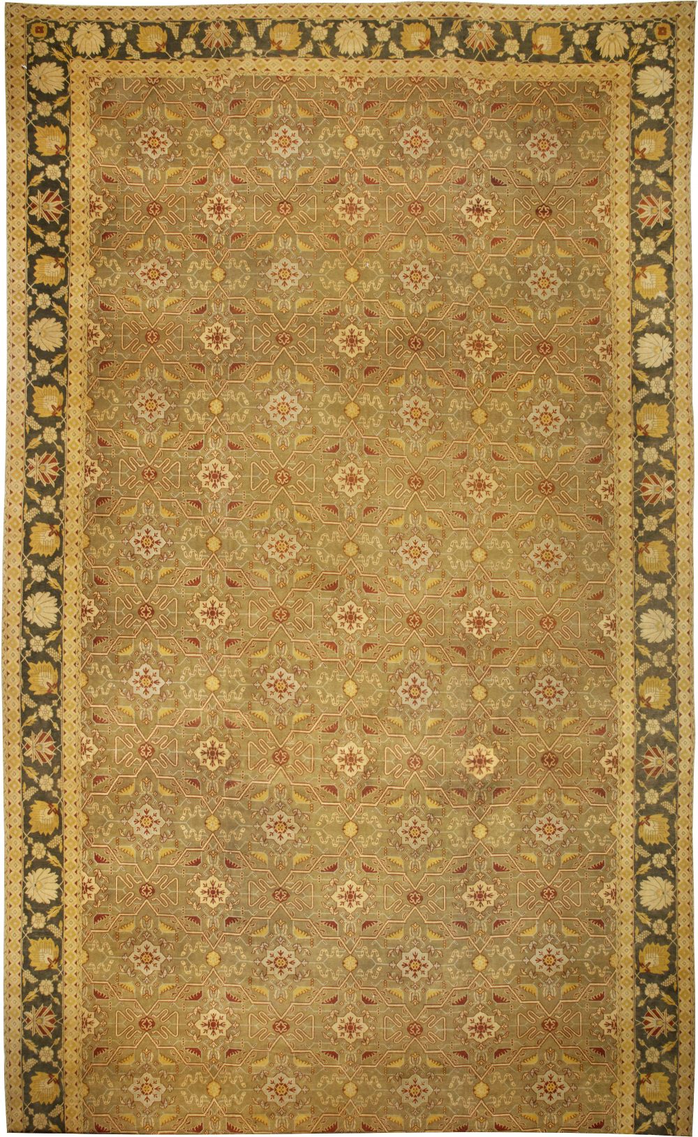Doris Leslie Blau Collection Oriental Inspired Oversize Handwoven Wool Rug N11439