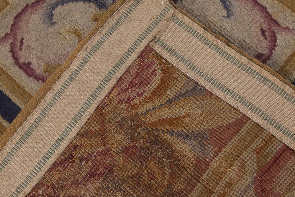 Fine Antique Savonnerie Hand Knotted Wool Carpet BB1207