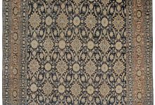 Antique Persian Kirman Botanic Handmade Wool Carpet BB1687