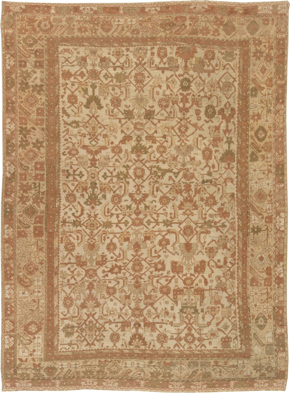 Antique Turkish Ghiordes Rug BB5357