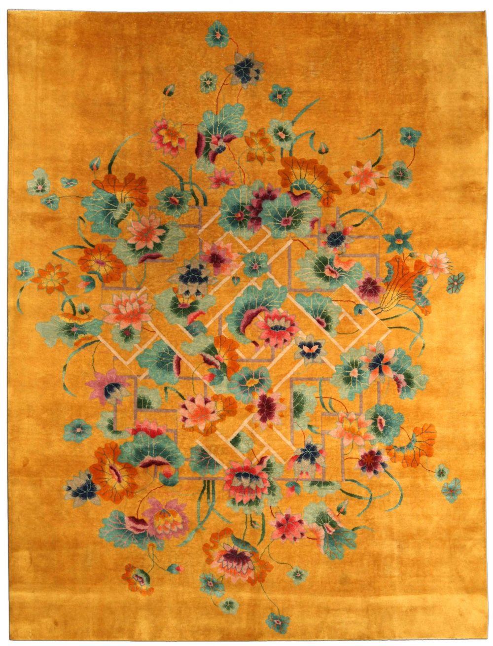 Vintage Chinese Deco Carpet BB4170