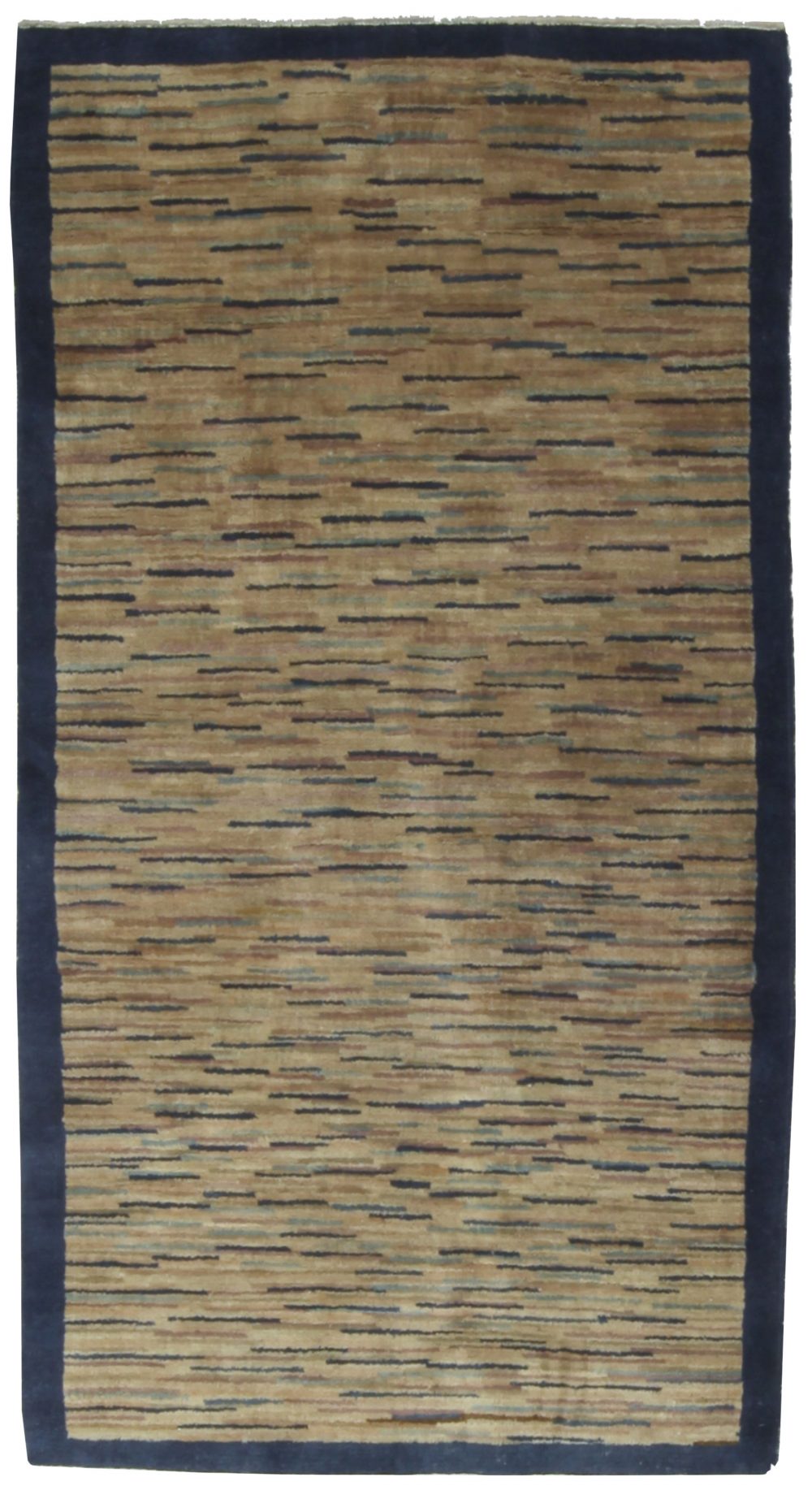 One-of-a-kind Vintage Art Deco Chinese Handmade Wool Rug BB5358