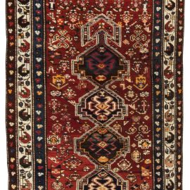 Antique Hamadan runner BB3839