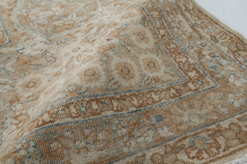 Fine Antique Persian Tabriz Botanic Handmade Wool Rug BB3451