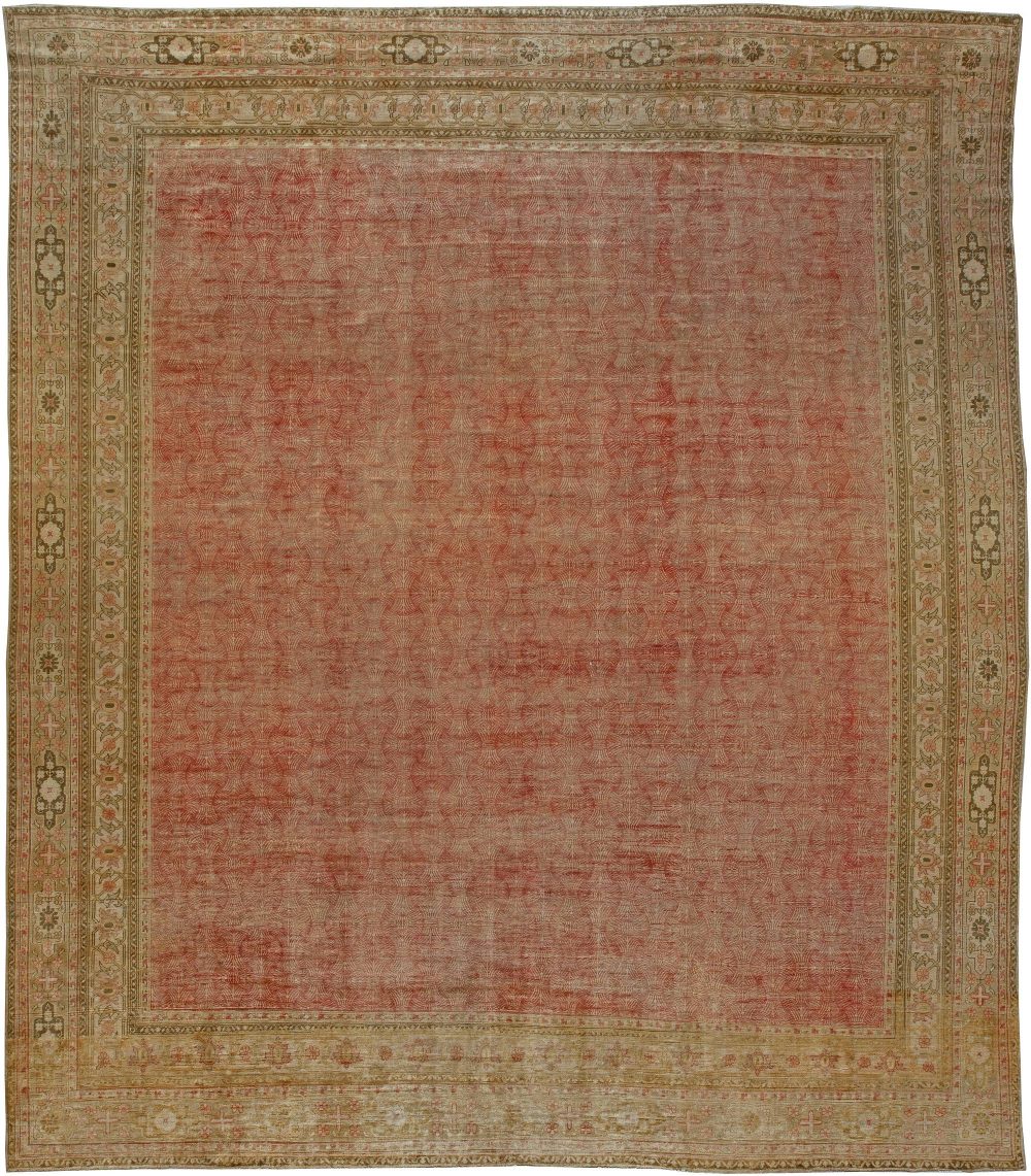 Antique Turkish Hereke Rug (Size Adjusted) BB5983