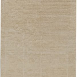 Doris Leslie Blau Collection Art Deco Style Line Design Carpet in Soft Beige N11063