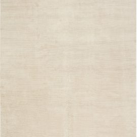 Doris Leslie Blau Collection Beige Contemporary Wool & Silk Rug N10355