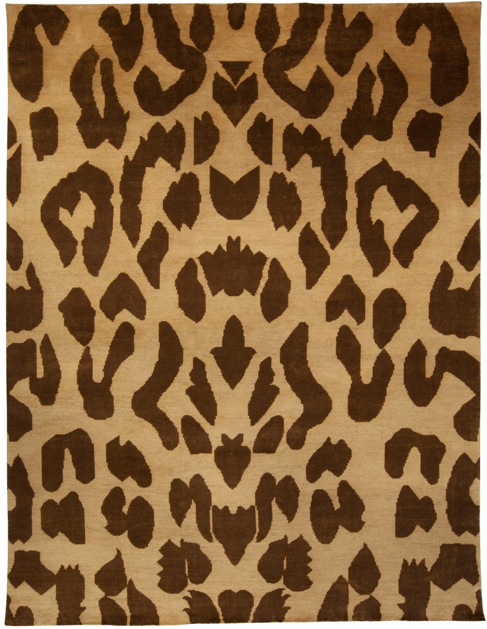 Modern Leopard Beige and Brown Rug N10232
