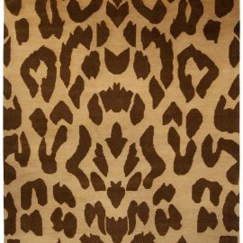 Modern Leopard Beige and Brown Rug N10232