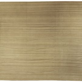 Doris Leslie Blau High-Quality Square Gazell Striped Brown Rug N10598