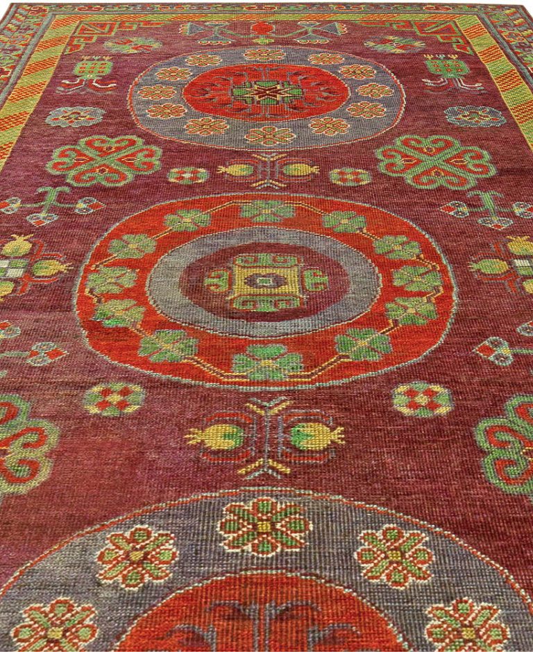 Vintage Samarkand Carpet BB5837 by DLB