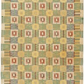 Vintage Hand-Knotted Carpet BB5685