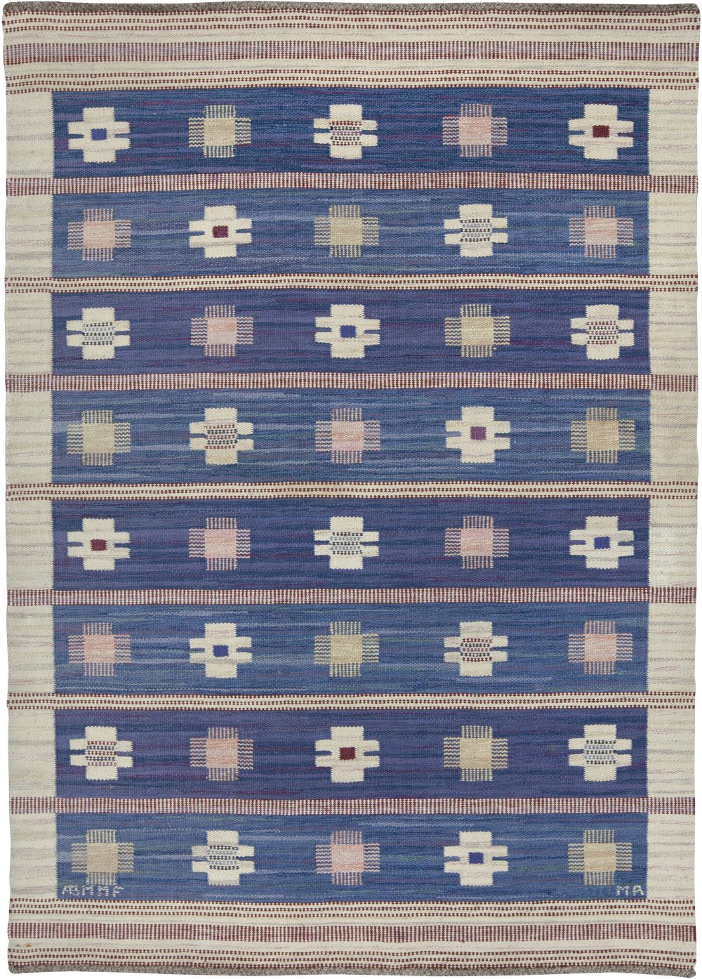 Swedish Flatweave by MMF Blåklint BB6123