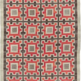 Vintage Swedish Flatweave Signed SH (Svensk Hemslöjd) BB6122