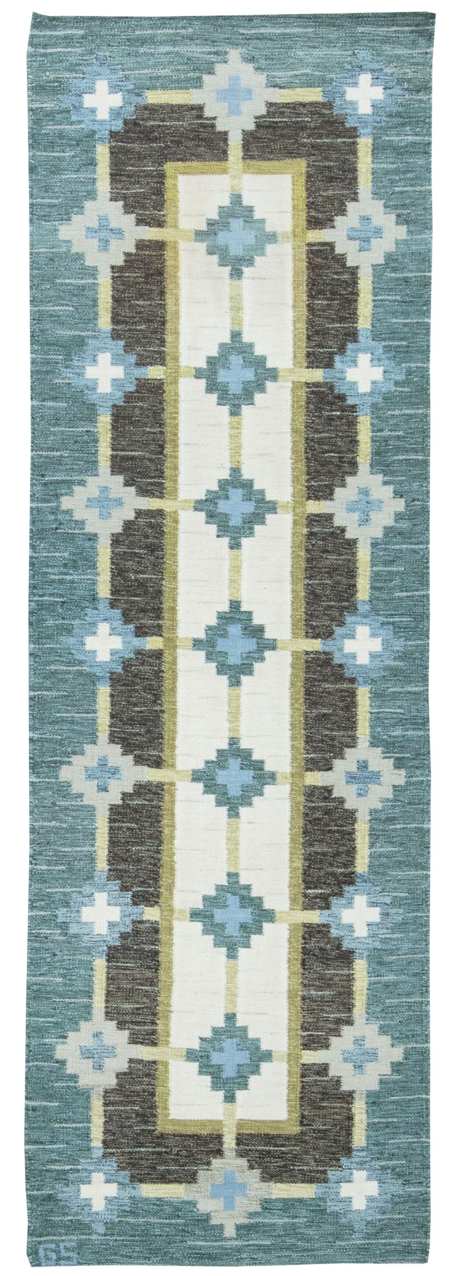 Swedish Flat Weave Runner by Sverker Greuholm BB6363