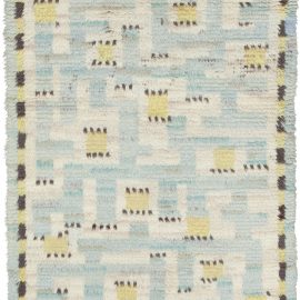 Swedish Vintage Rya Rug by  Märta Måås-Fjetterström  (Turkosryan) BB6124