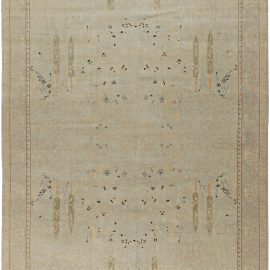 Doris Leslie Blau Collection Indian Style Floral Handmade Wool Rug N10777