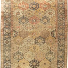 Antique Turkish Silk Hereke Rug BB6081