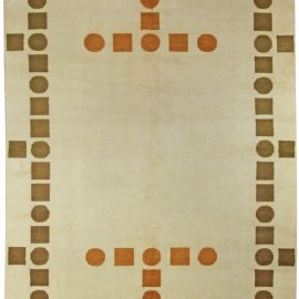 Vintage Hand-Knotted Rug BB5366