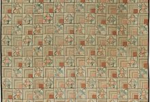 One-of-a-kind Vintage Floral Pastel Pink <mark class='searchwp-highlight'>Hooked</mark> Rug BB2039