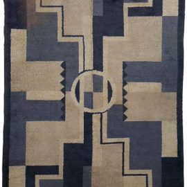 Vintage French Deco Rug by D.I.M. BB5372
