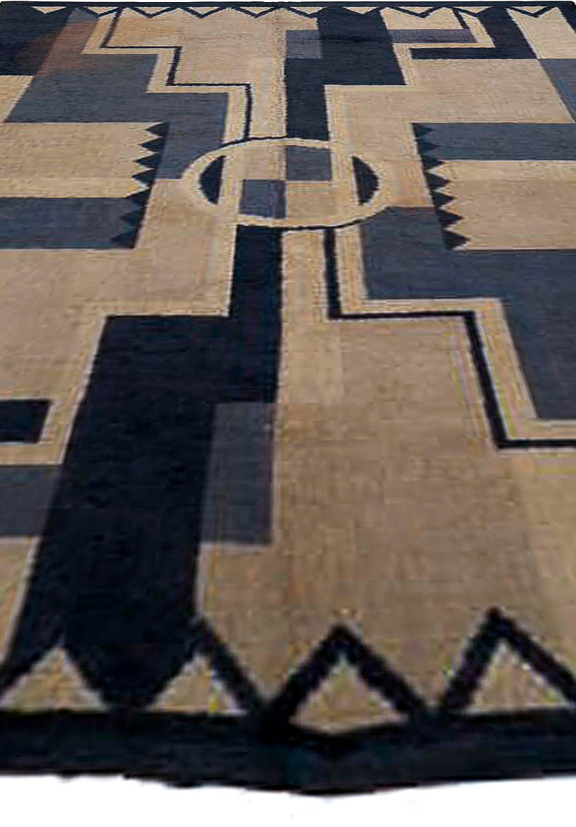 Vintage French Deco Rug by D.I.M. BB5372