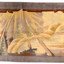 Vintage Hand-Knotted Rug BB4545